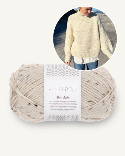 Louvre Sweater | lässiger Pullover mit Peer Gynt von Sandnes Garn