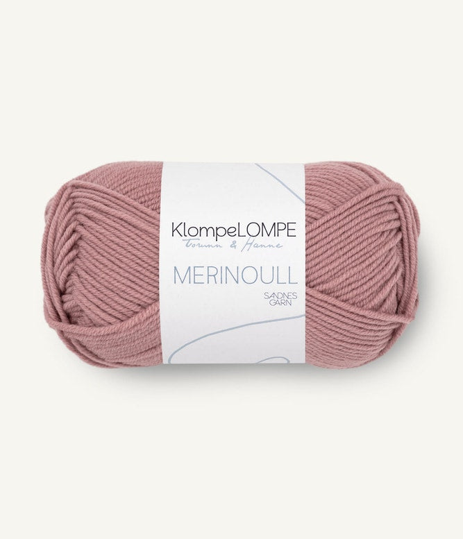 Sandende Garn Klompelompe Merinoull Farbe 4032