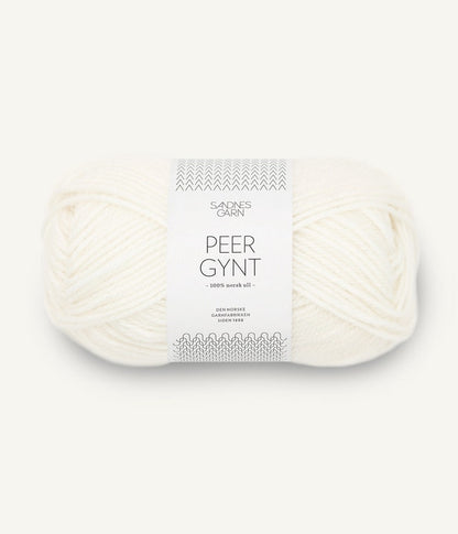 Sandnes Garn Peer Gynt Knäuel Farbe 1001