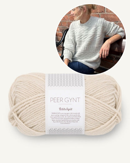 Pull tempête | Pull à motif de Peer Gynt de Sandnes Garn 