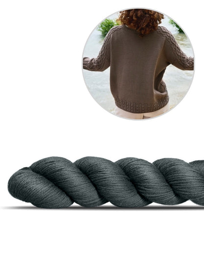 Vivat Pullover | feines Zopfmuster aus Lovely Merino Treat von Rosy Green Wool