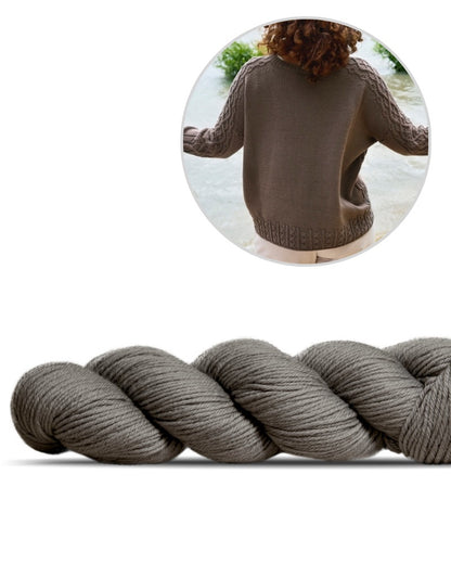 Vivat Pullover | feines Zopfmuster aus Lovely Merino Treat von Rosy Green Wool