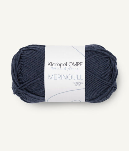 Sandende Garn Klompelompe Merinoull Farbe 6081
