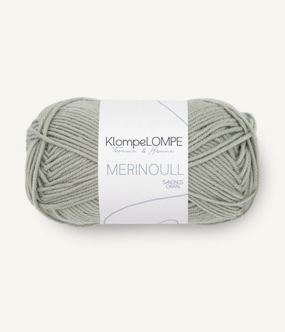 Sandende Garn Klompelompe Merinoull Farbe 9040