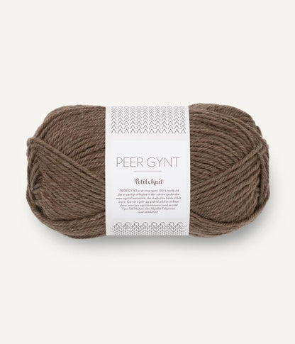 Sandnes, Peer Gynt by PetiteKnit, muscat melange 3070