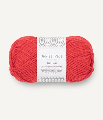 Sandnes, Peer Gynt by PetiteKnit, poppy 4008
